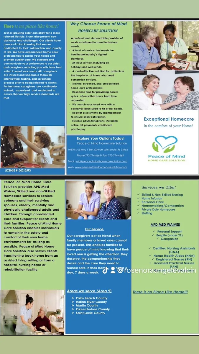 Peace Homecare Services Llc